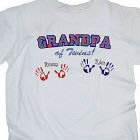 Personalized Grandpa of Twins  T-shirt